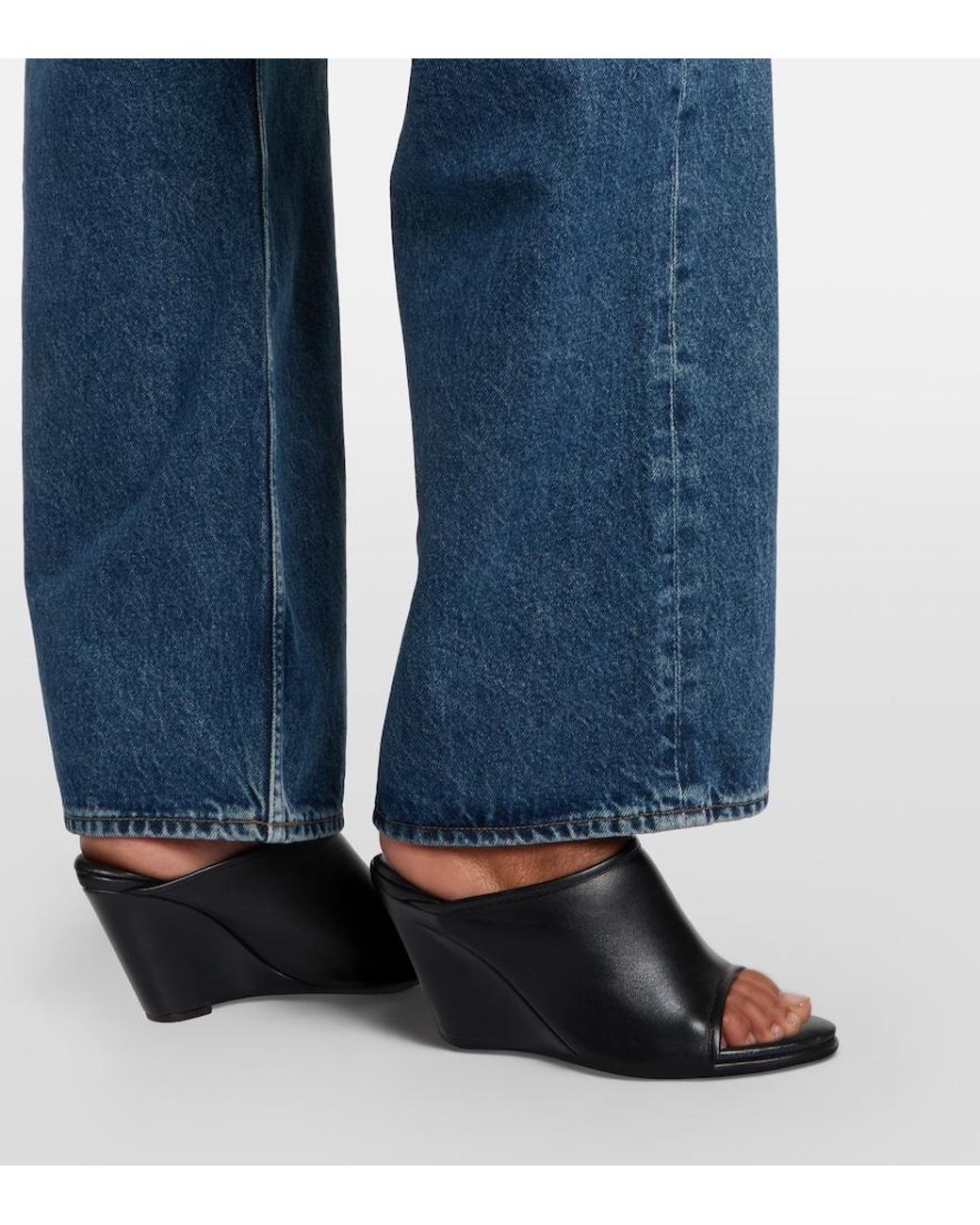 Jeans Barrel Arc Agolde de color Blue
