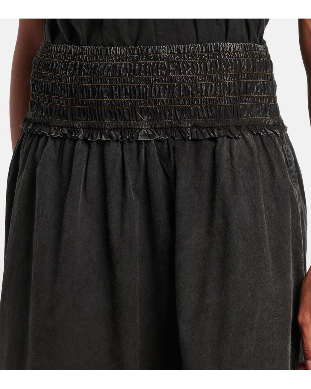 Gonna Lunga di Ganni in Black