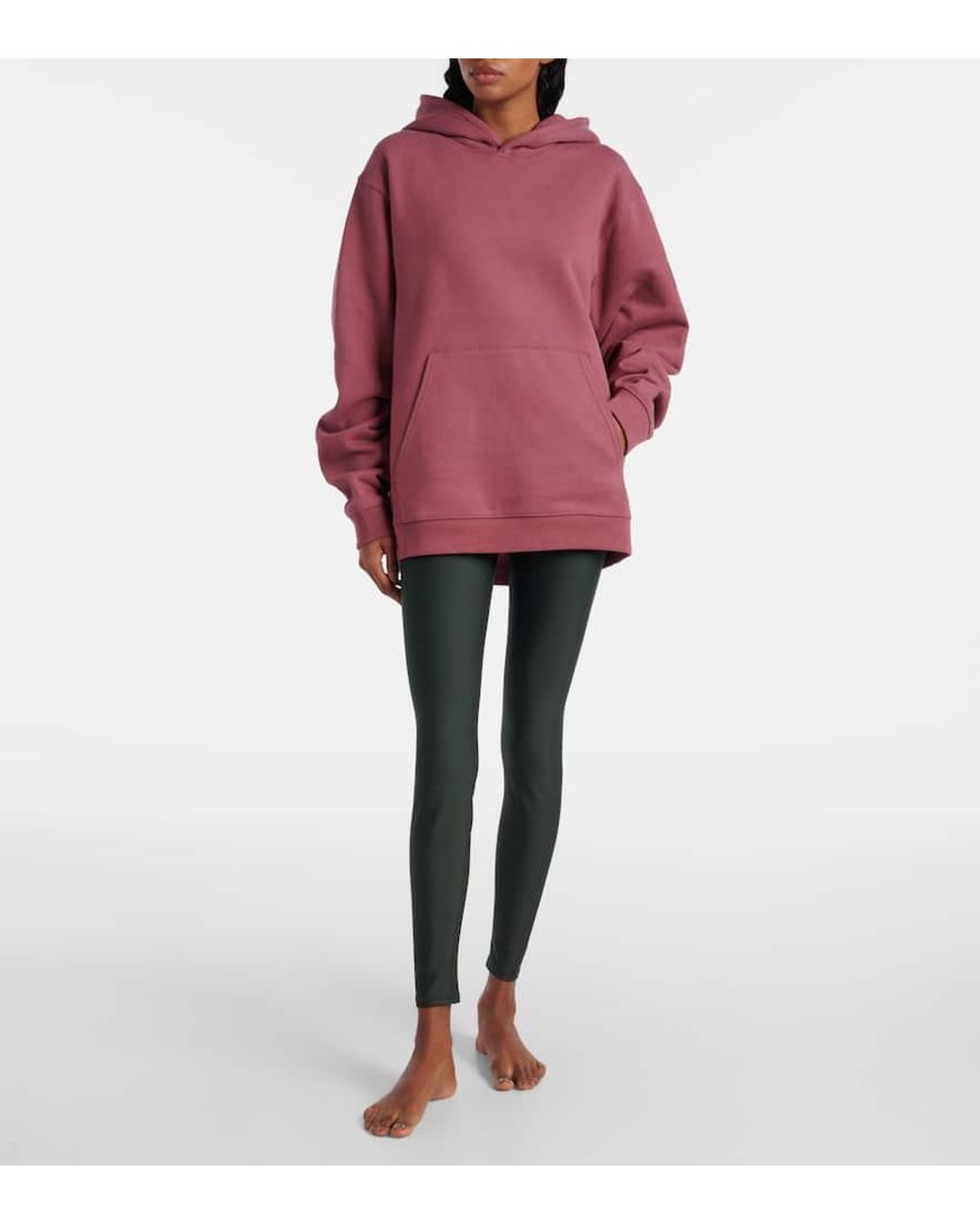 Alo Yoga Pink Hoodie Renown Aus French Terry