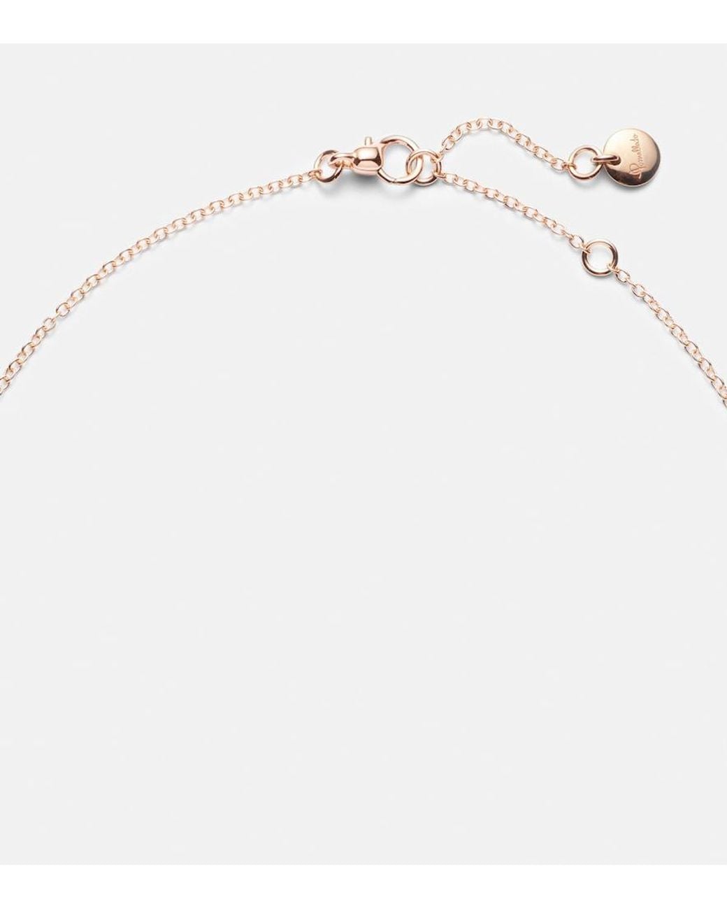 Pomellato White Together 18Kt Rose Chain Necklace With Diamonds