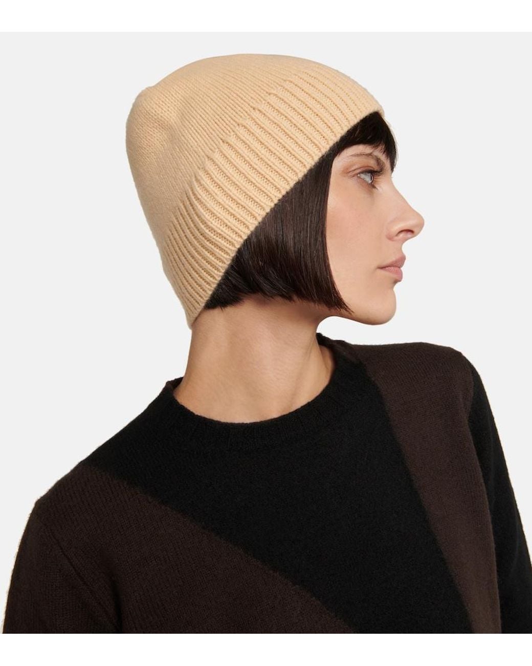 Jil Sander Natural Cashmere Beanie