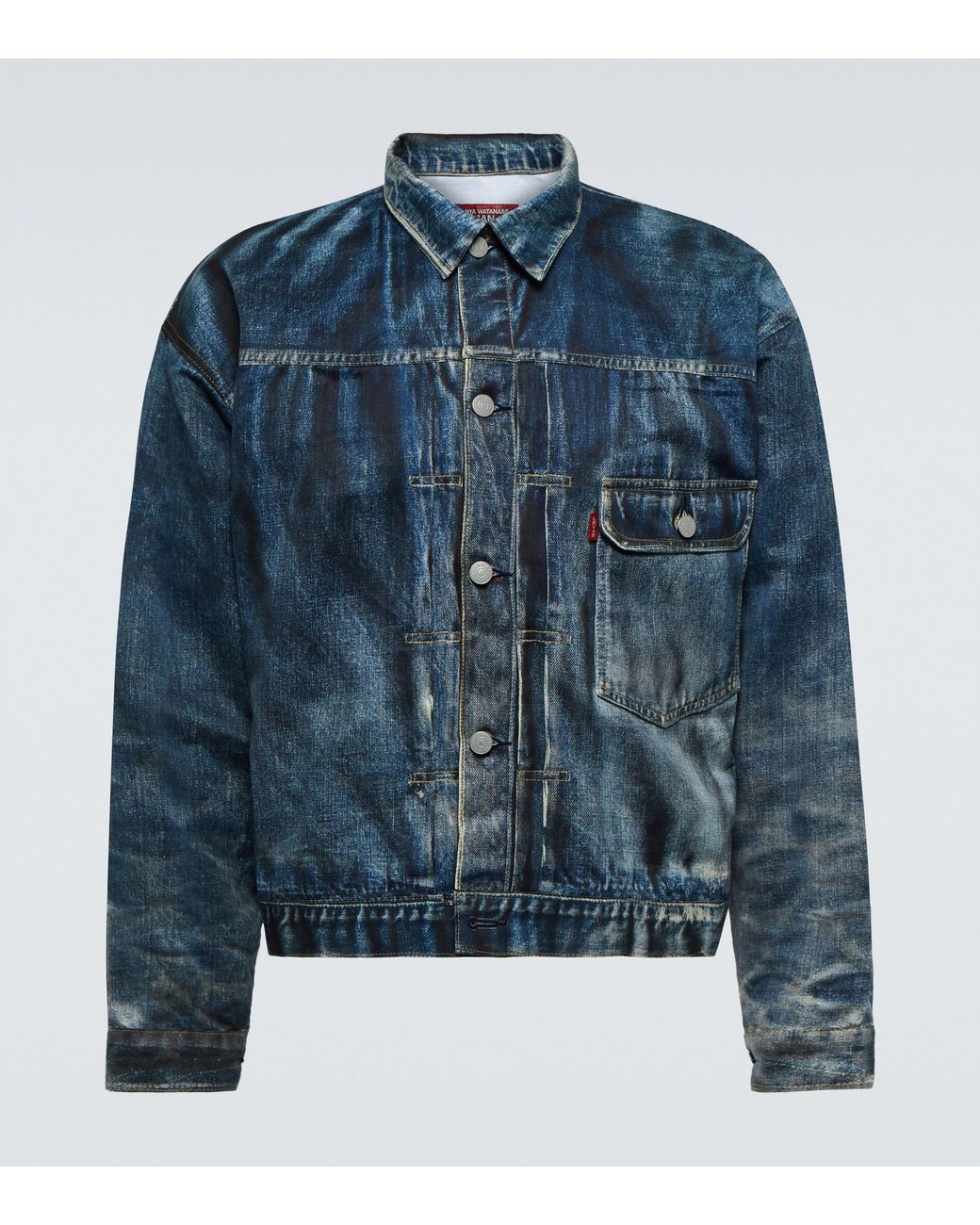 Junya Watanabe X Berberjin Levi's Denim Jacket in Blue for Men | Lyst