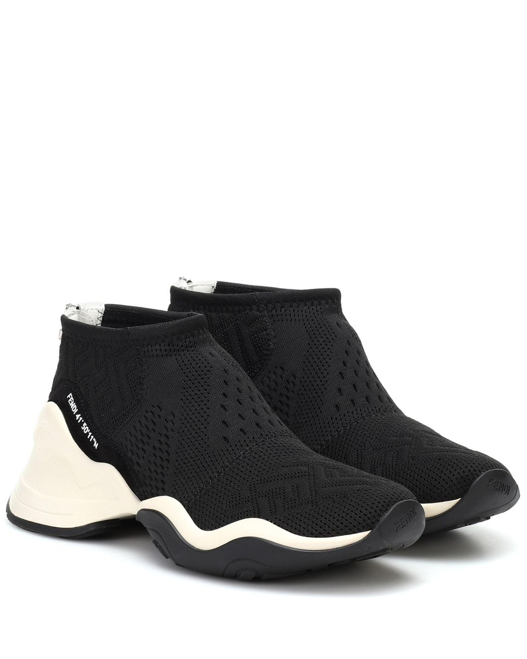 ff logo knit sneaker