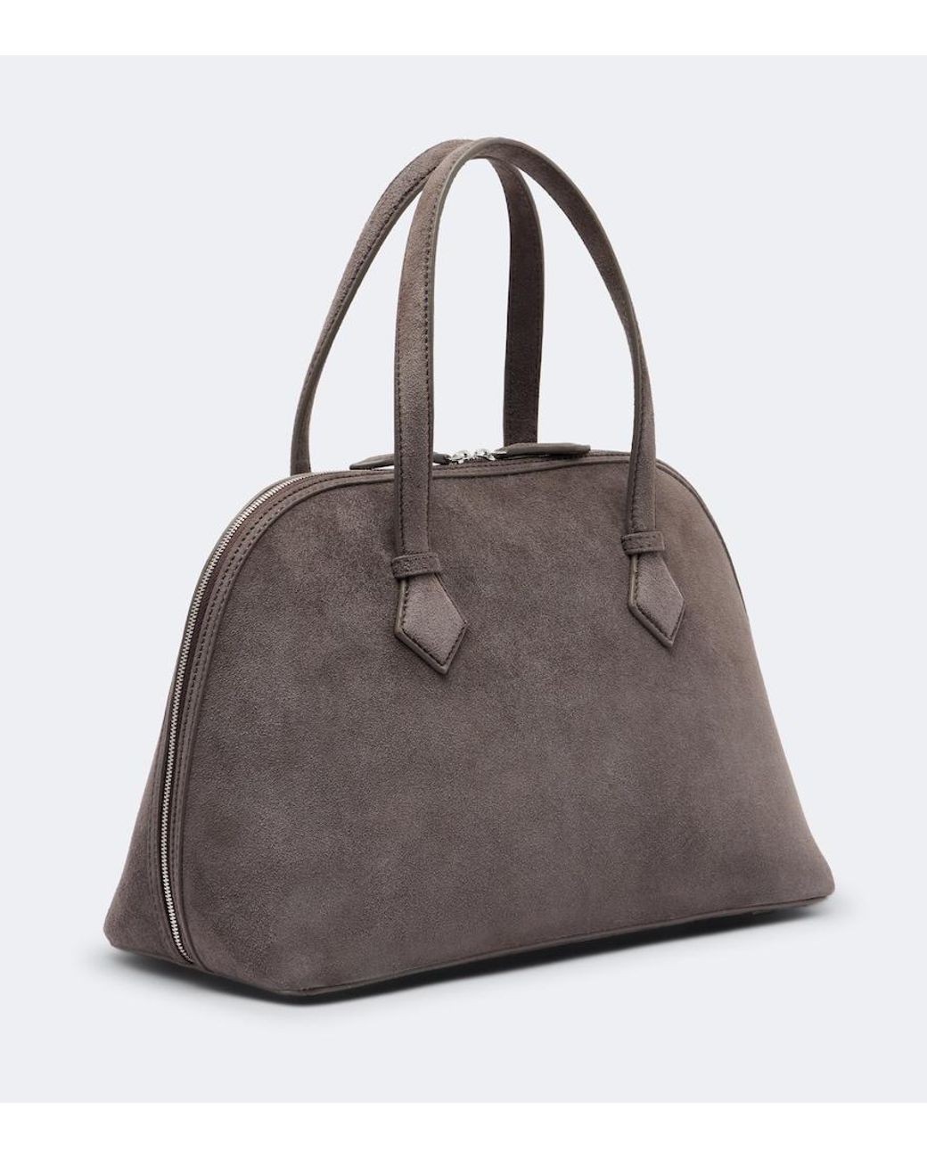 A.Emery Gray Harnick Suede Top Handle Bag