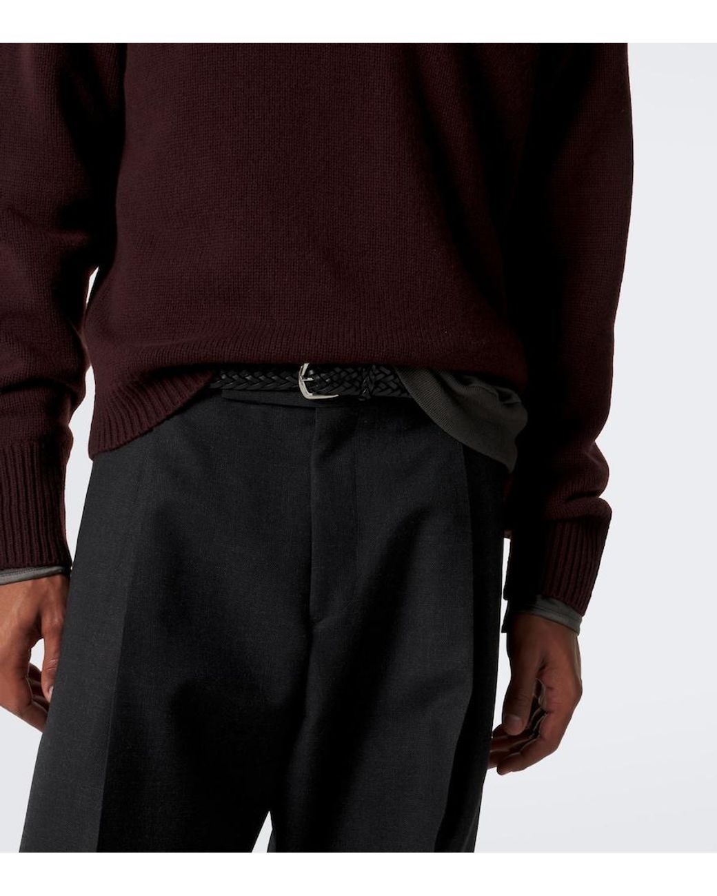 Studio Nicholson Brown Miska Wool Sweater for men