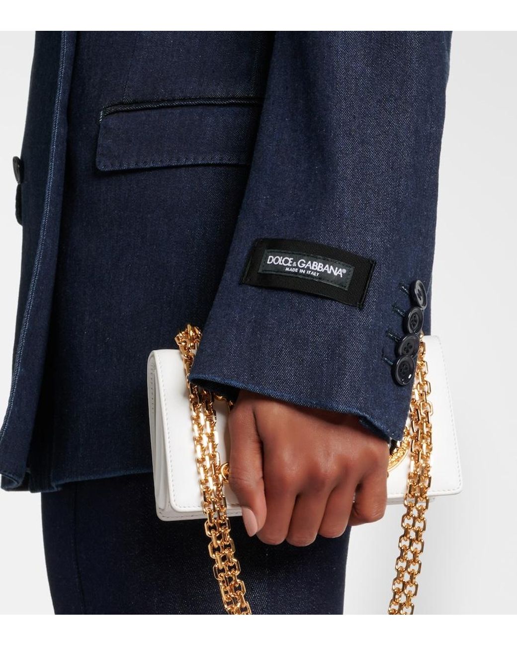 Dolce & Gabbana Blue Denim Blazer