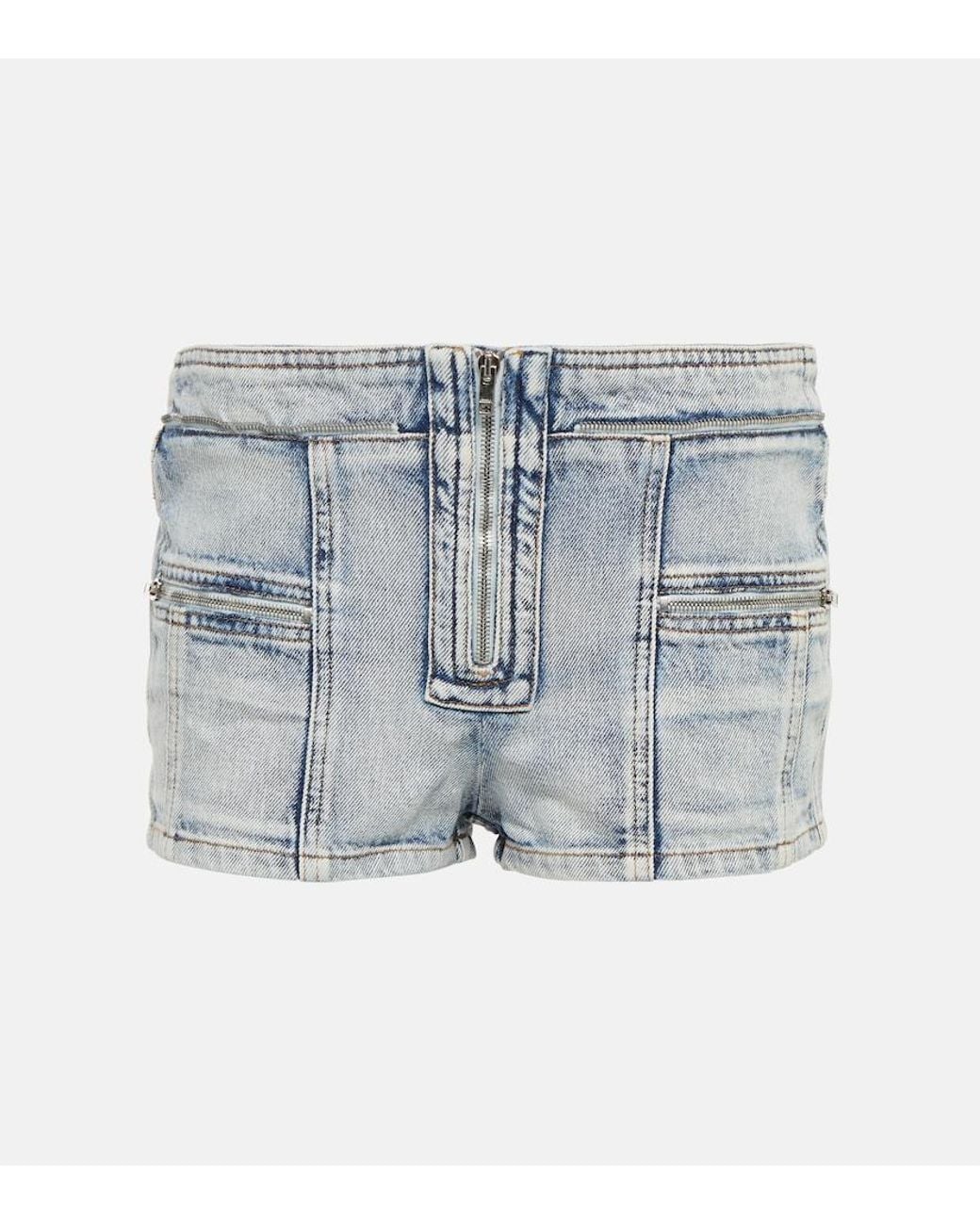 Isabel Marant Blue Lary Denim Shorts