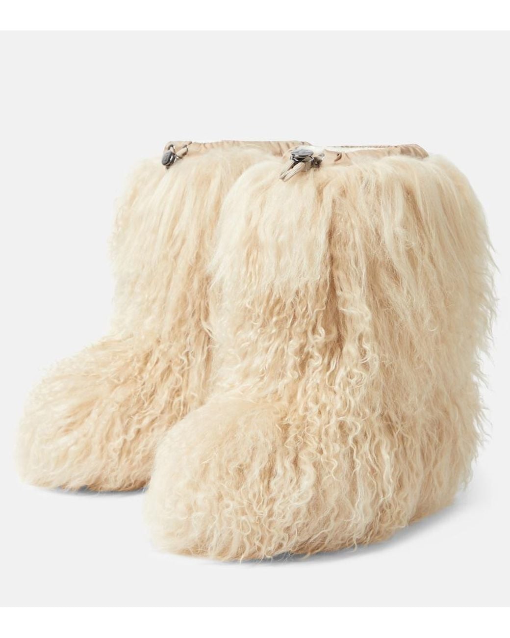 Bogner Natural Les Arcs Shearling Snow Boots