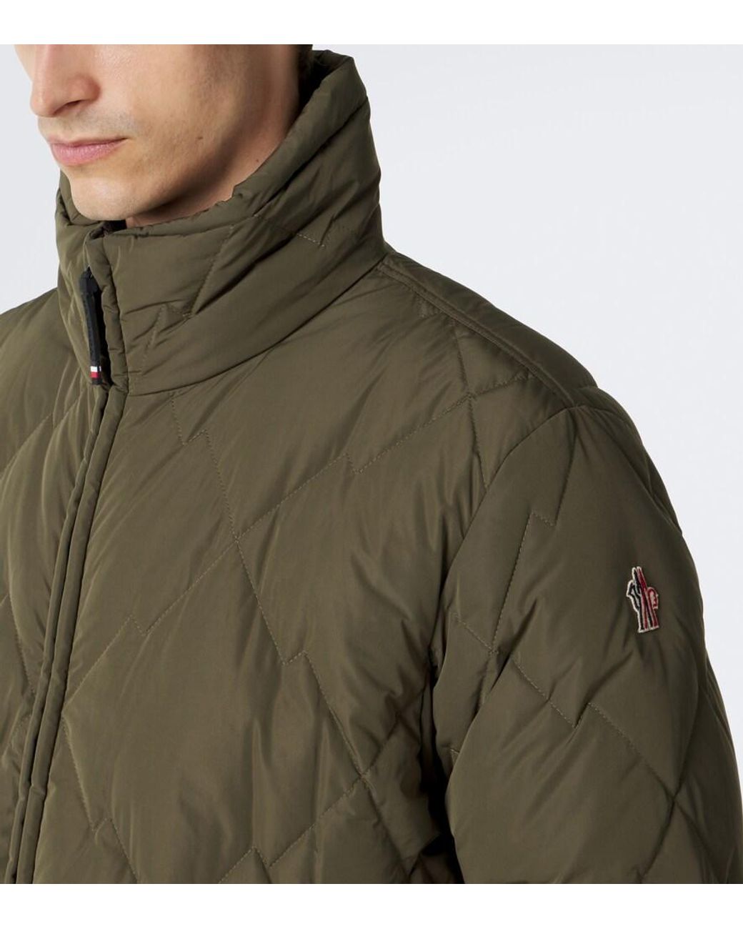 Moncler Green Bramans Down Jacket for men