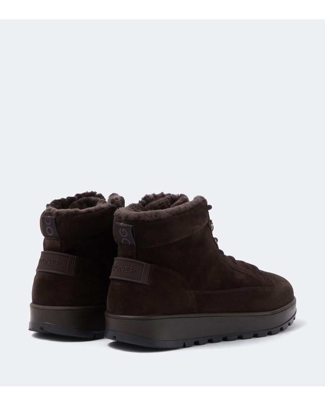 Bogner Brown Antwerp Suede Lace-Up Boots for men