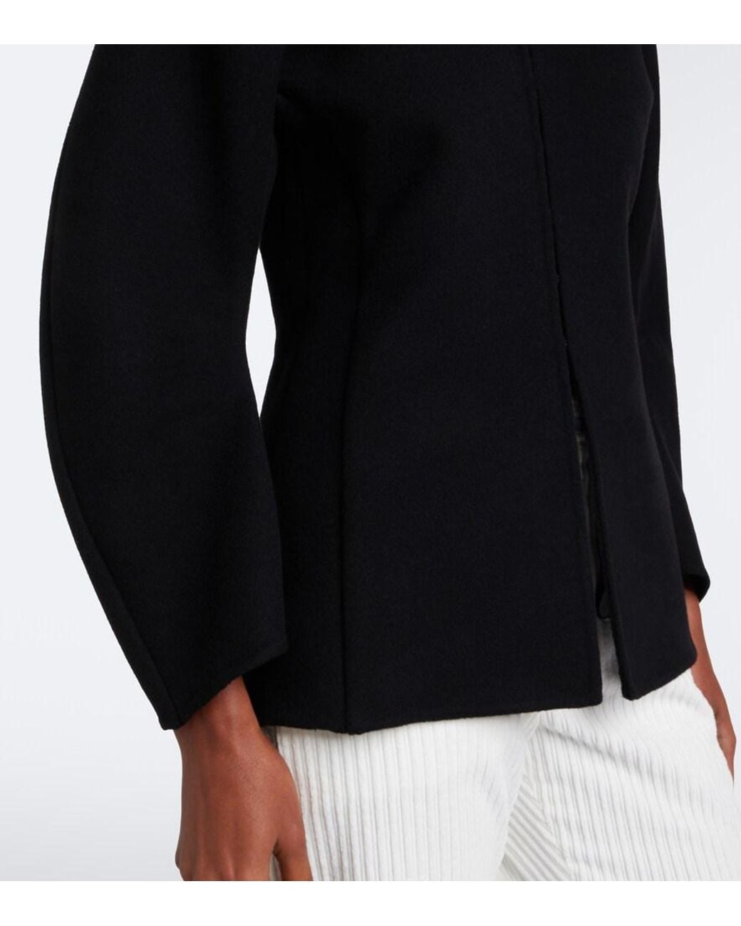 The Row Black Fela Cashmere Jacket