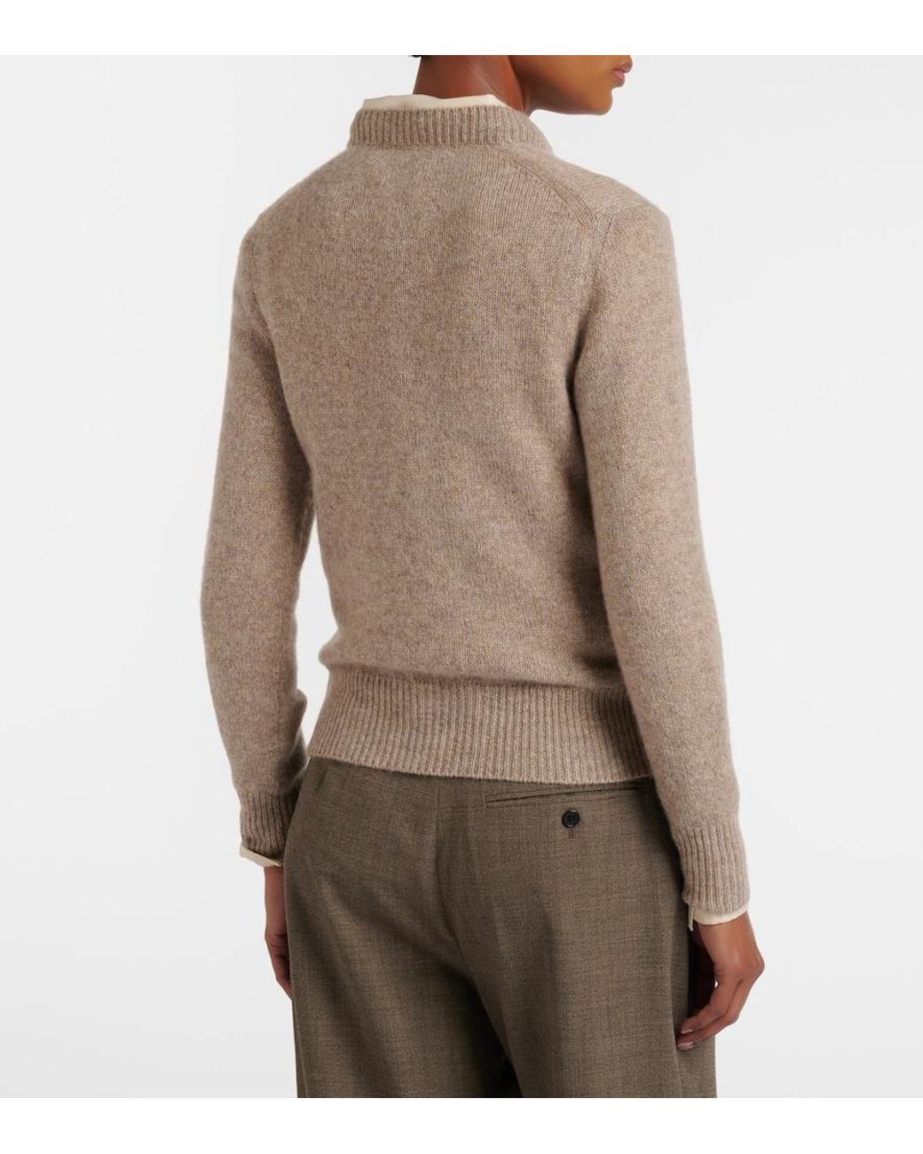 The Row Natural Nalini Cashmere Sweater