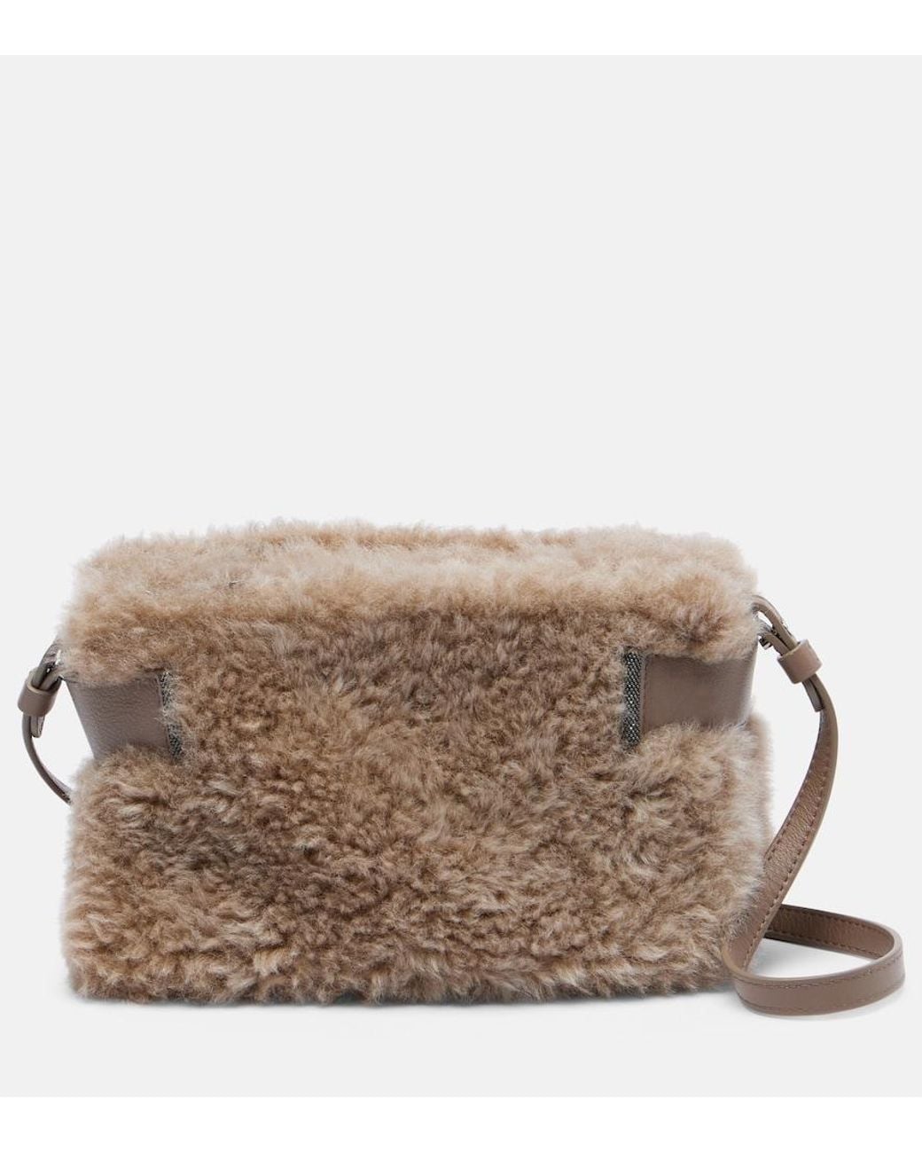 Clutch Small di Brunello Cucinelli in Brown
