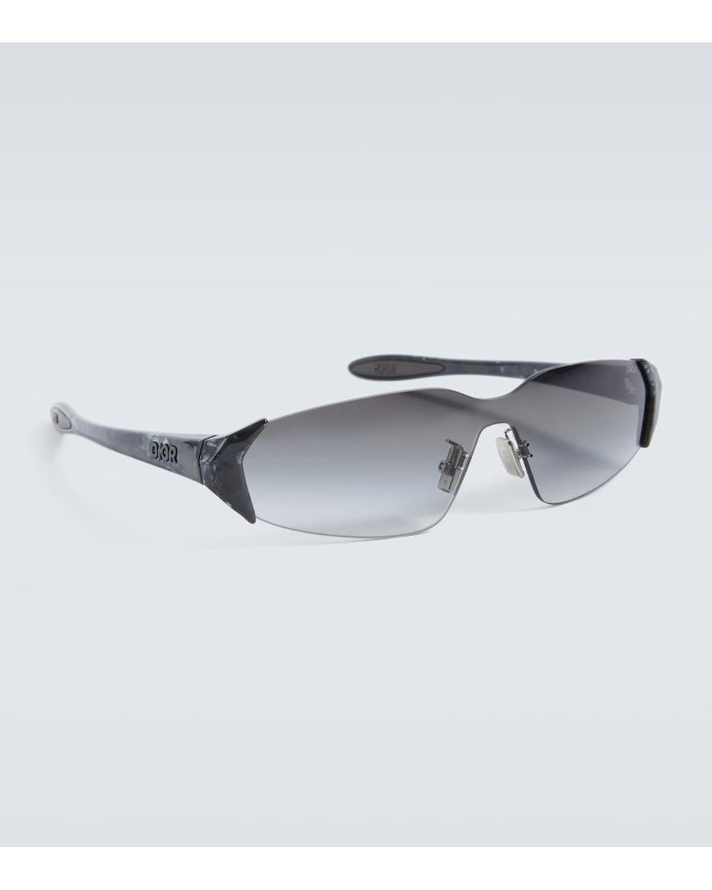 Dior Gray Diorbay M1U Shield Sunglasses for men