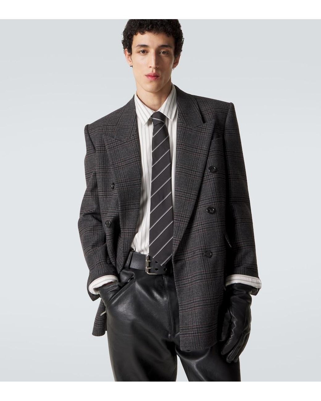 Cravatta di Saint Laurent in White da Uomo