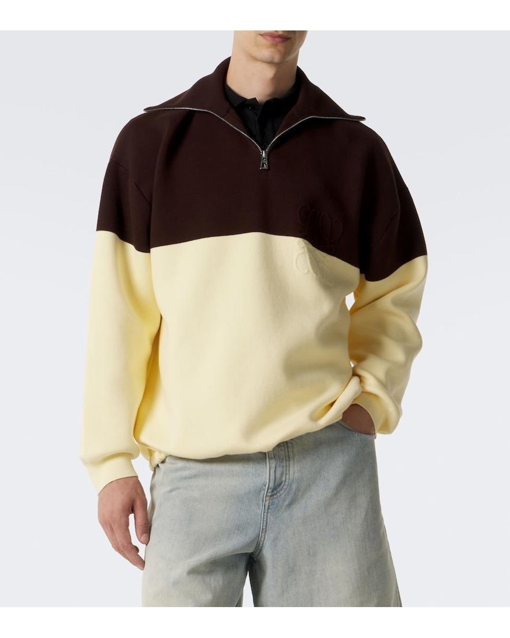Pullover Anagram di Loewe in Yellow da Uomo