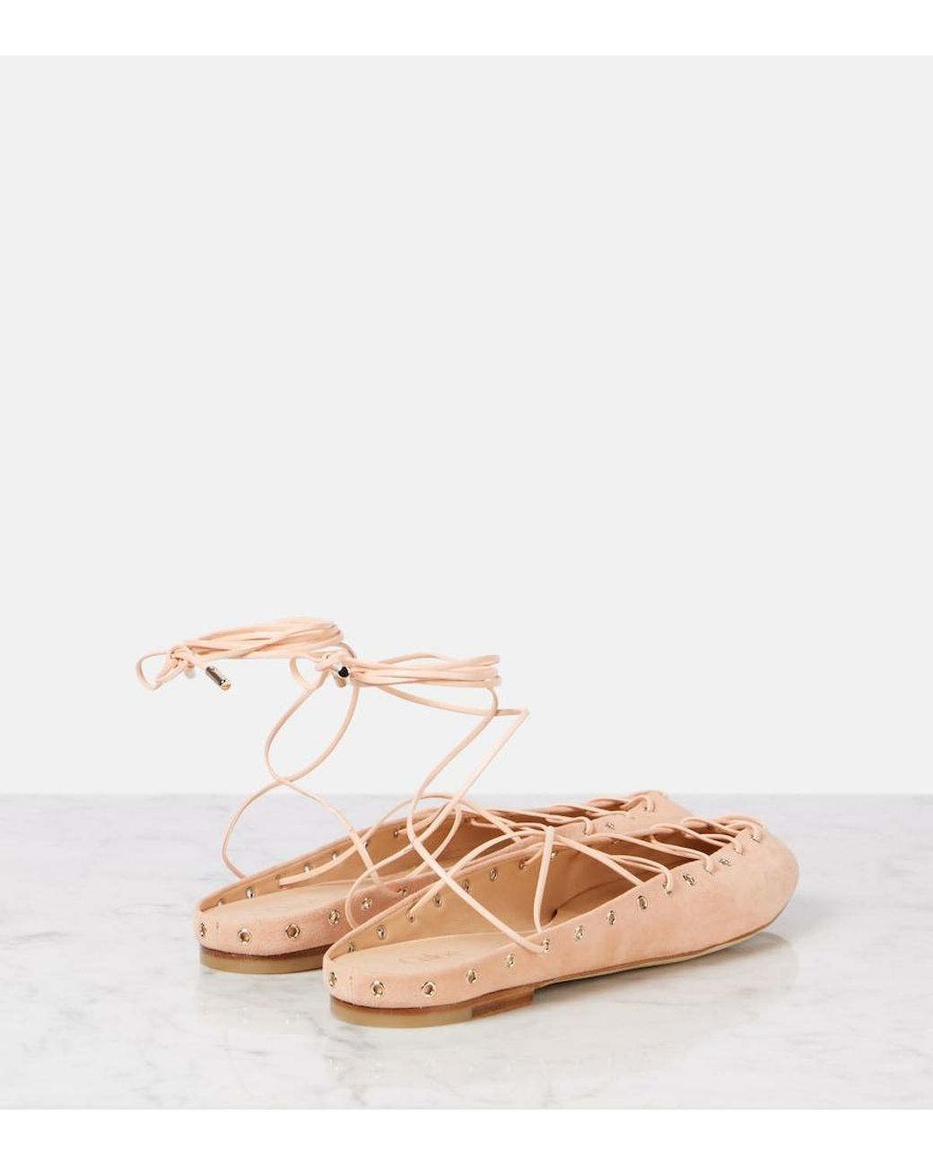 Chloé Pink Chloé Ghilies Ballet Shoes
