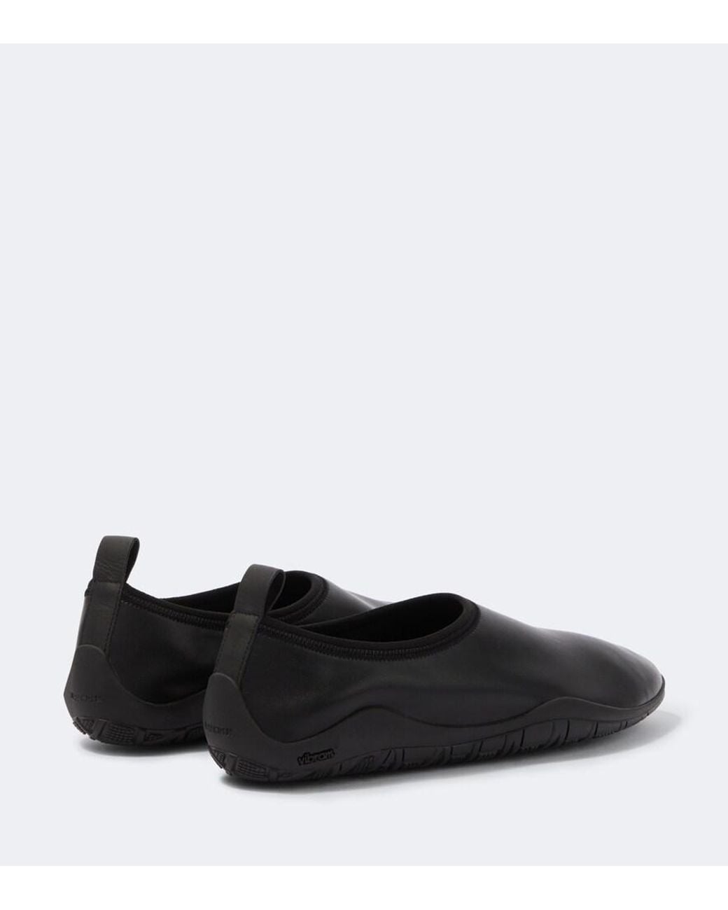 Jil Sander Black Elbe Slip-On Shoes for men