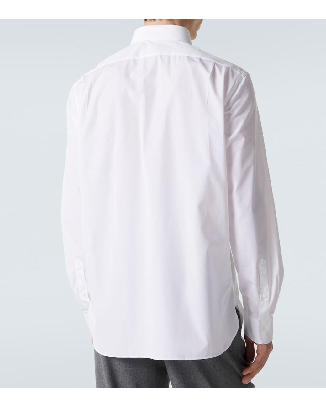 Ralph Lauren White Cotton Shirt for men