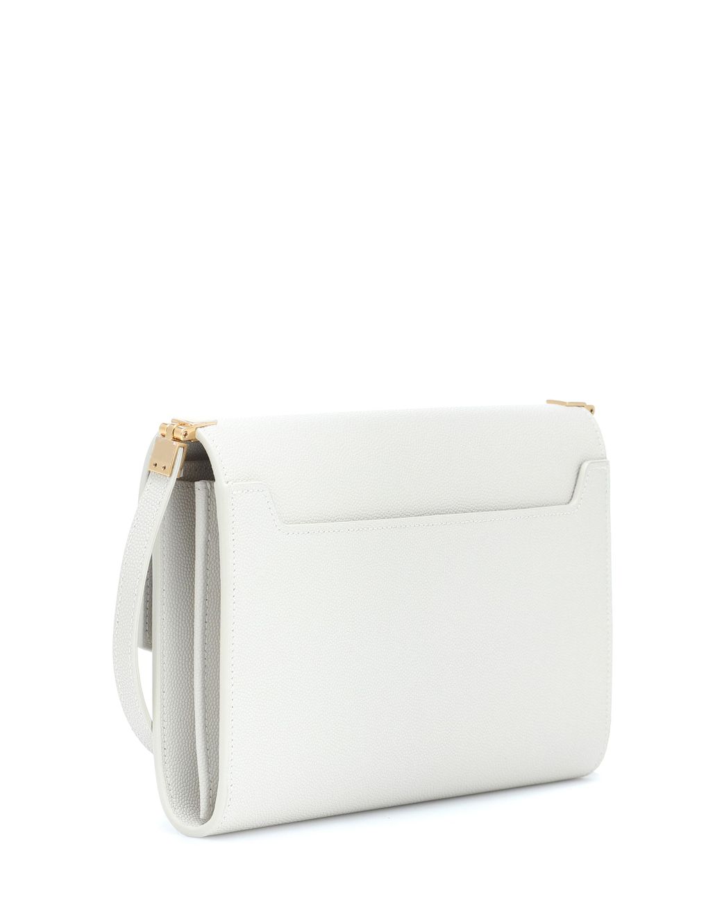 uptown small leather clutch