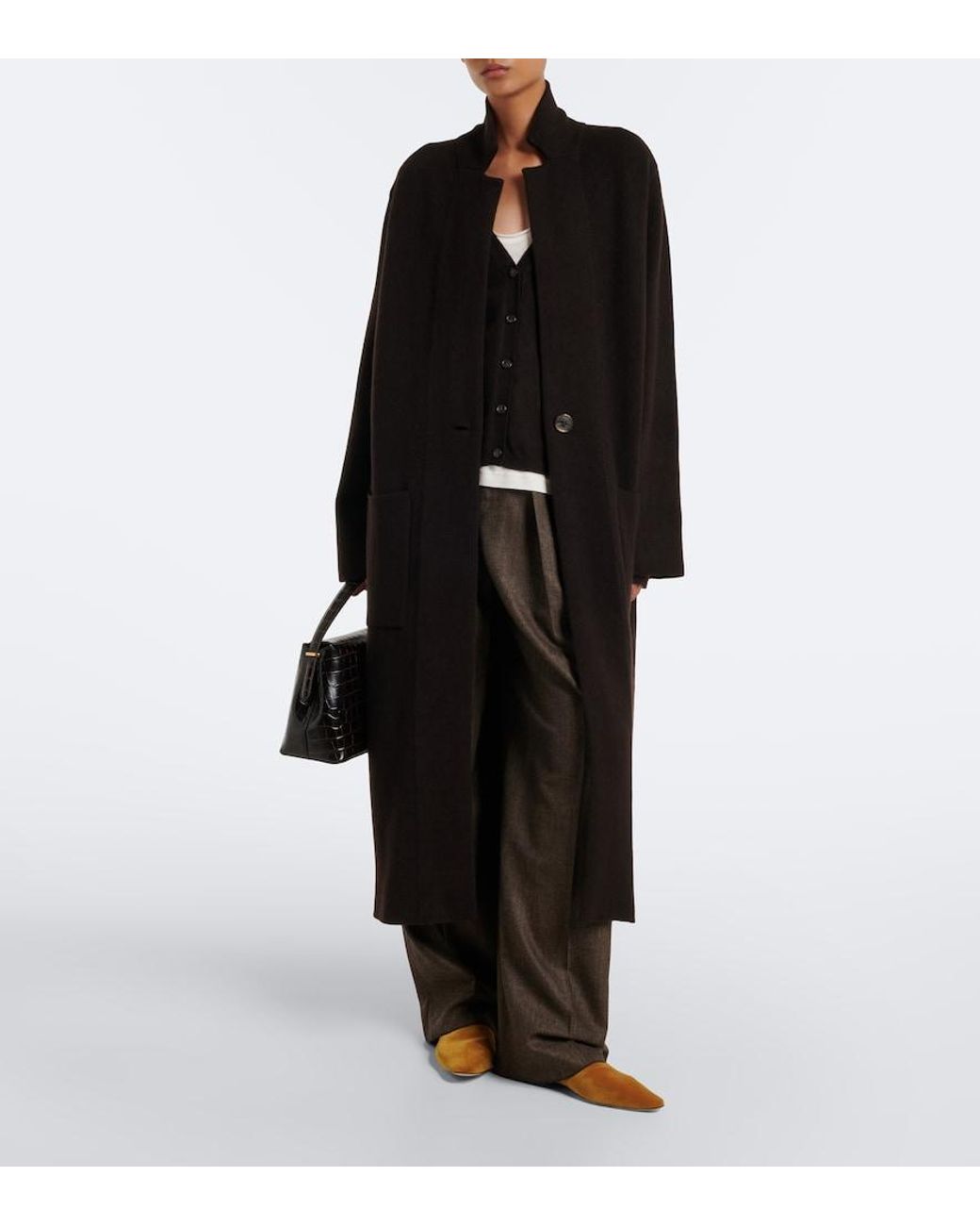Lisa Yang Black Amie Cashmere Coat