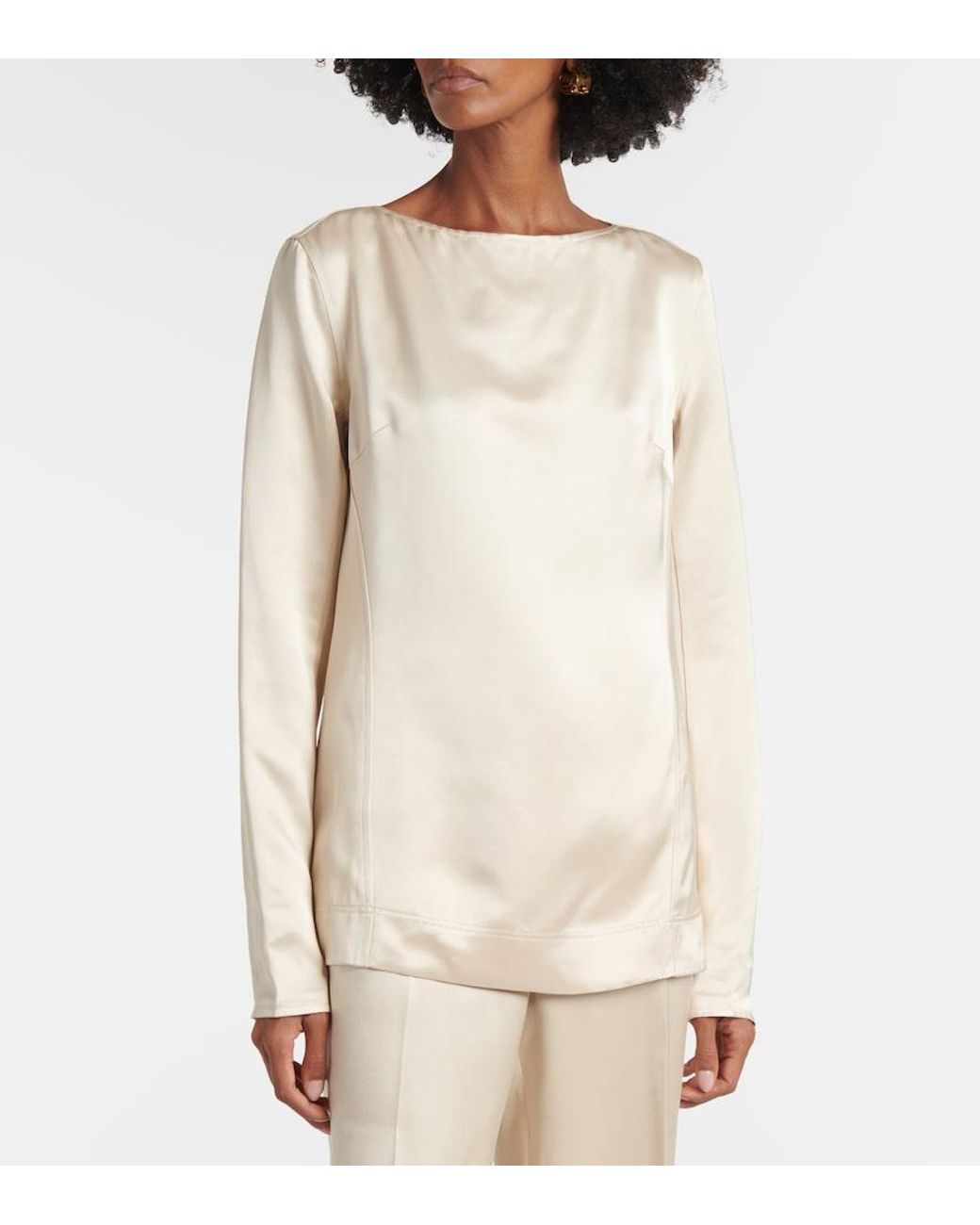 Totême Natural Satin Top
