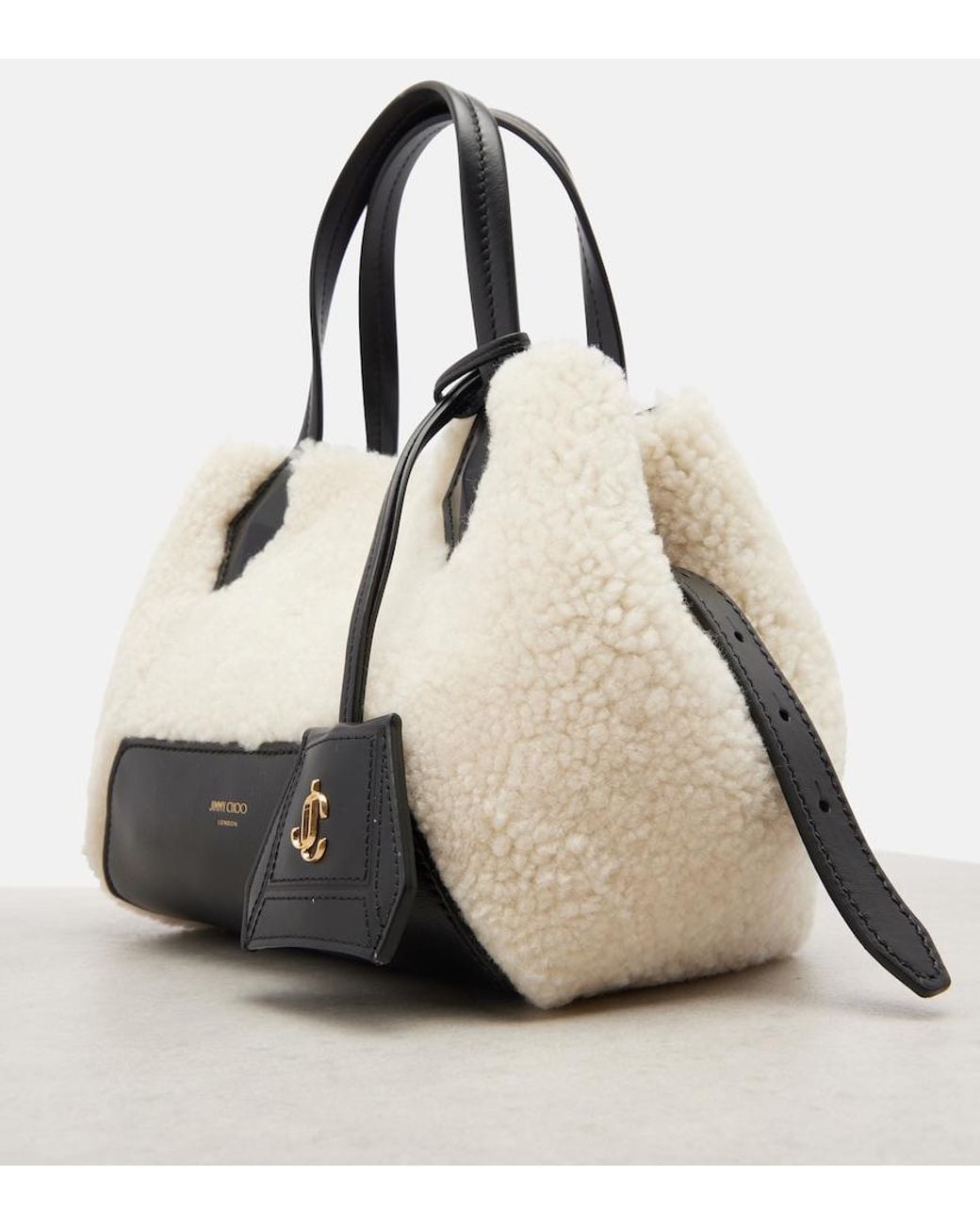 Borsa Diamond Small di Jimmy Choo in Natural
