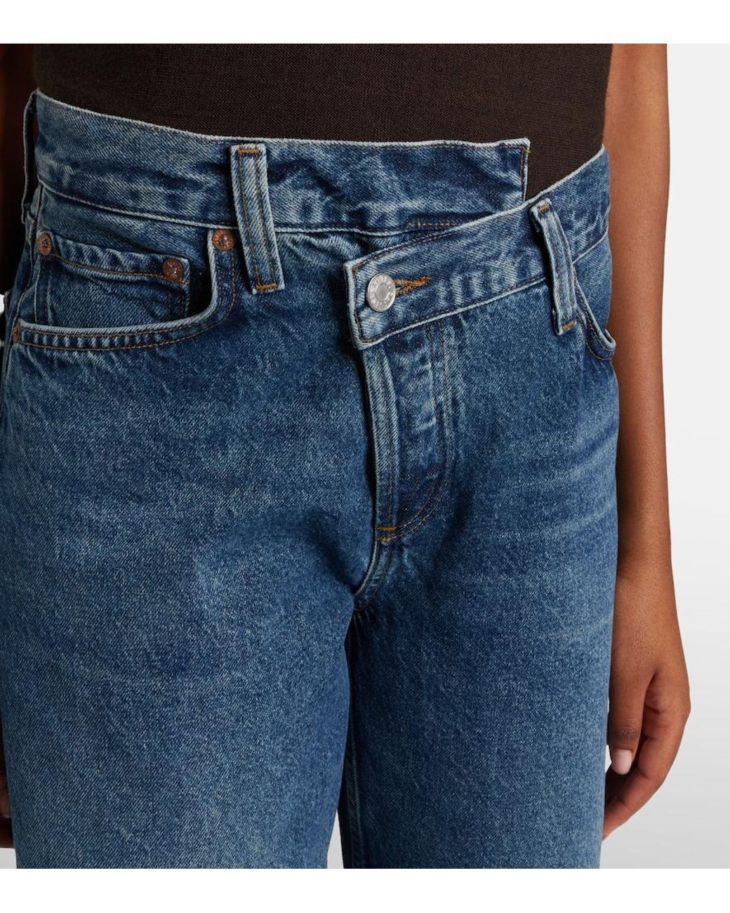 Jeans Barrel Arc Agolde de color Blue