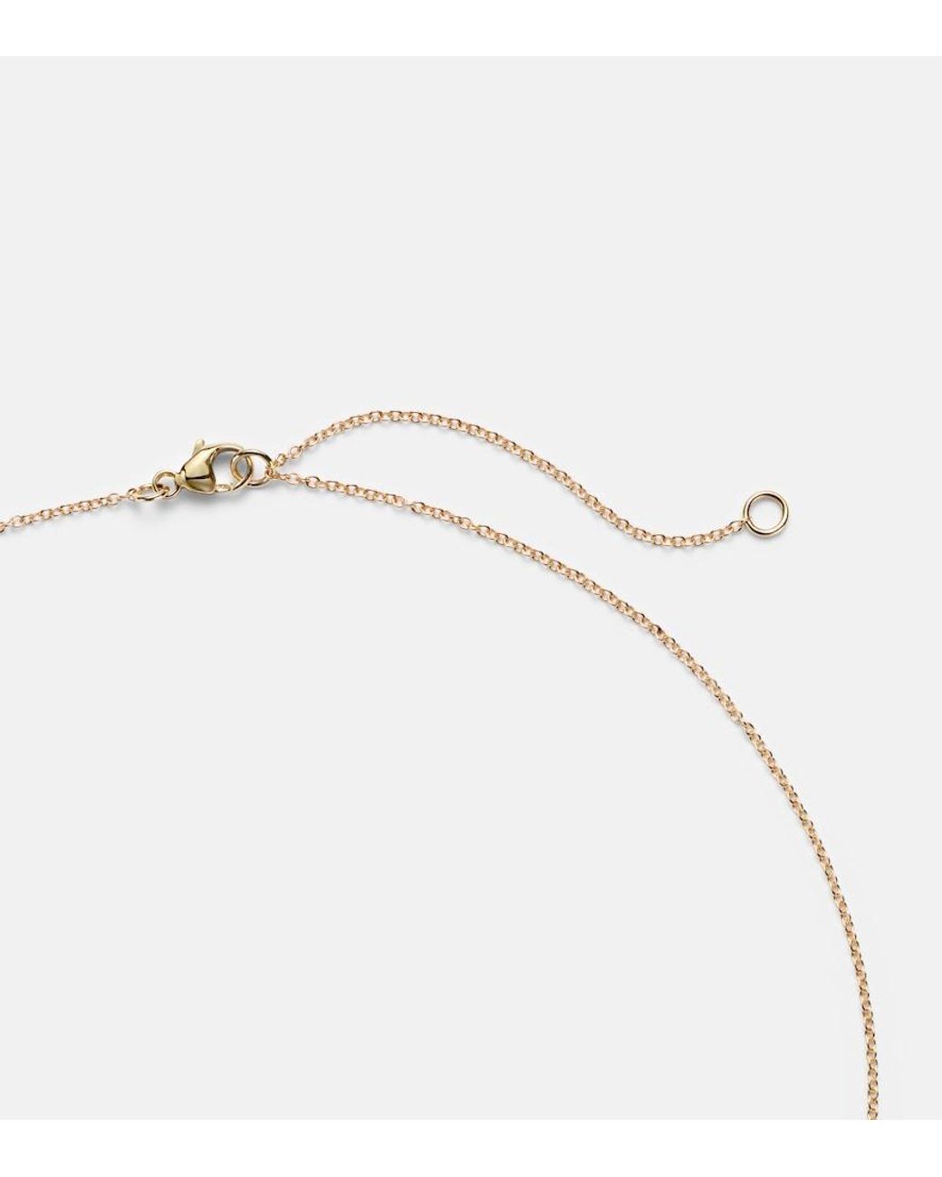 STONE AND STRAND Natural The Shadow 10Kt Choker With Diamonds