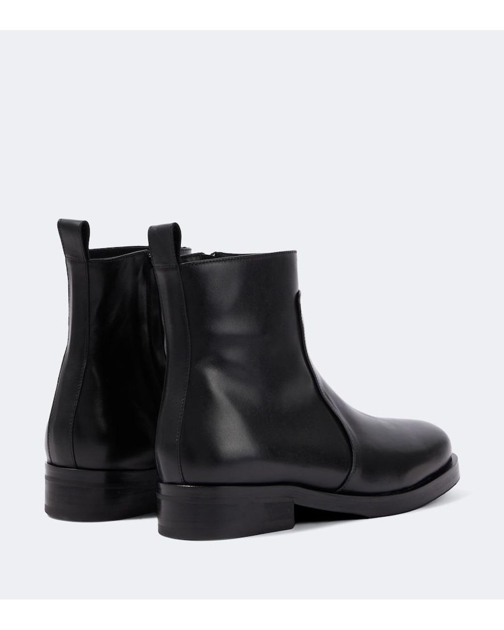 Studio Nicholson Stiefel Square Aus Leder in Black für Herren