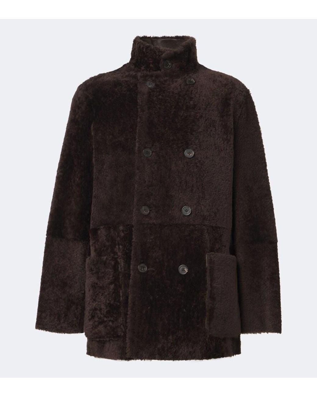 Arma Black Caleb Reversible Shearling And Leather Coat for men
