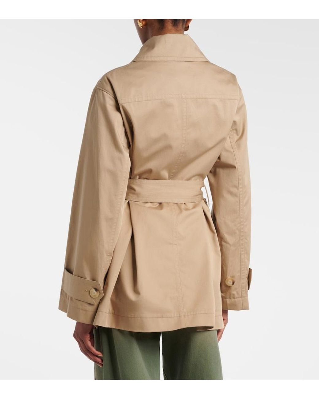 Joseph Natural Shama Cotton Trench Coat