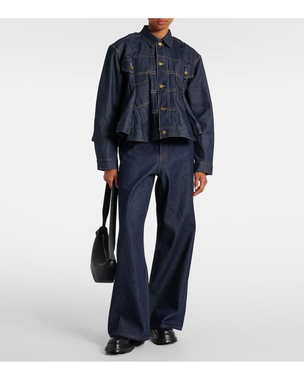 Sacai Blue X Levi's Denim Jacket