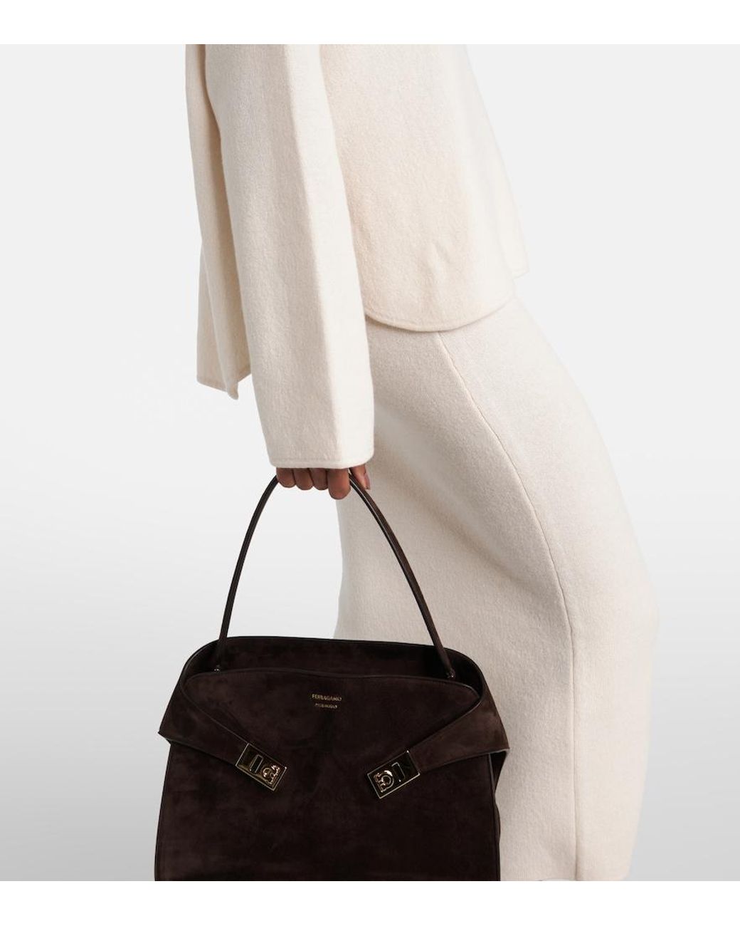 Jardin Des Orangers White Wool And Cashmere Sweater