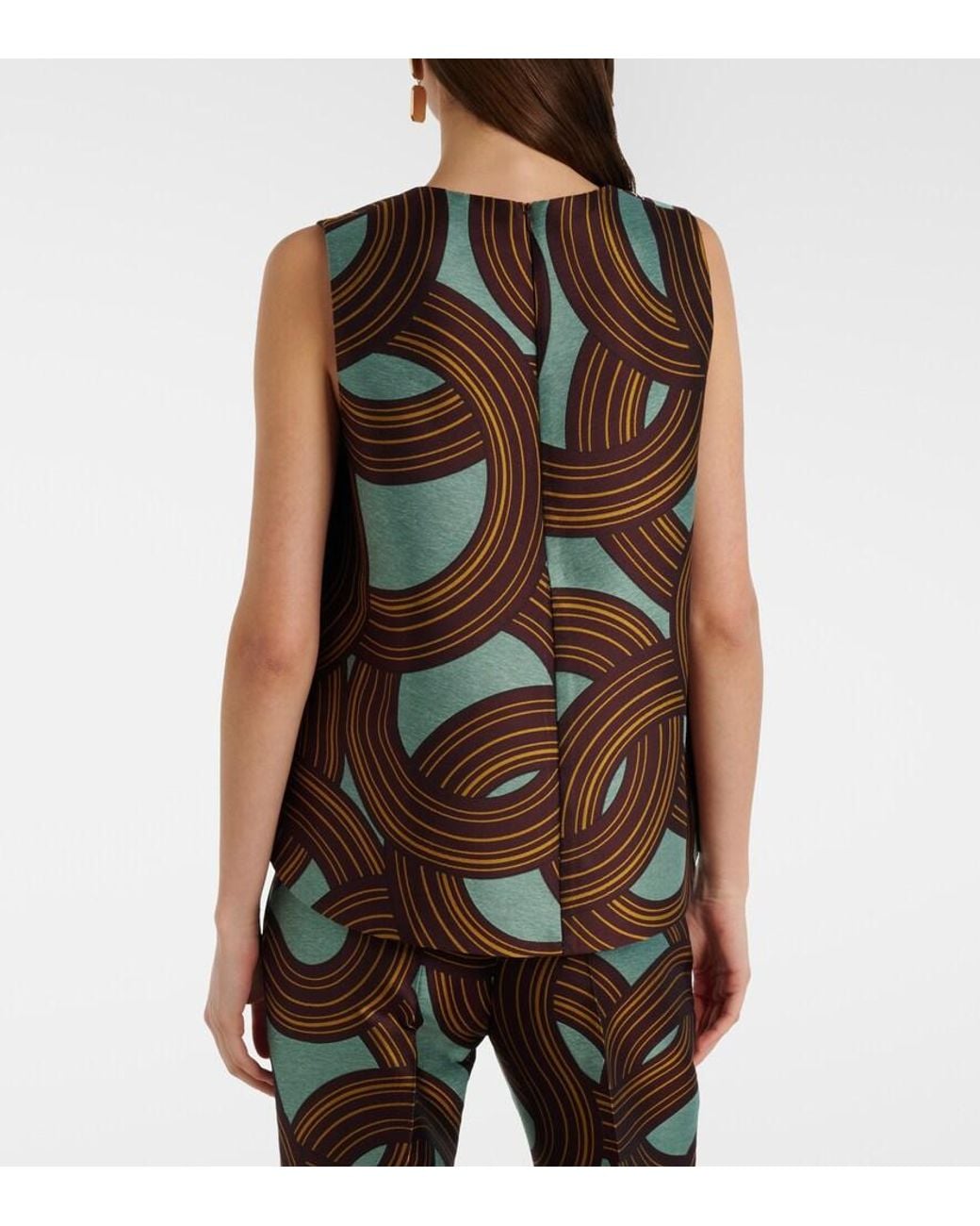 Top La Scala En Jacquard LaDoubleJ en coloris Brown