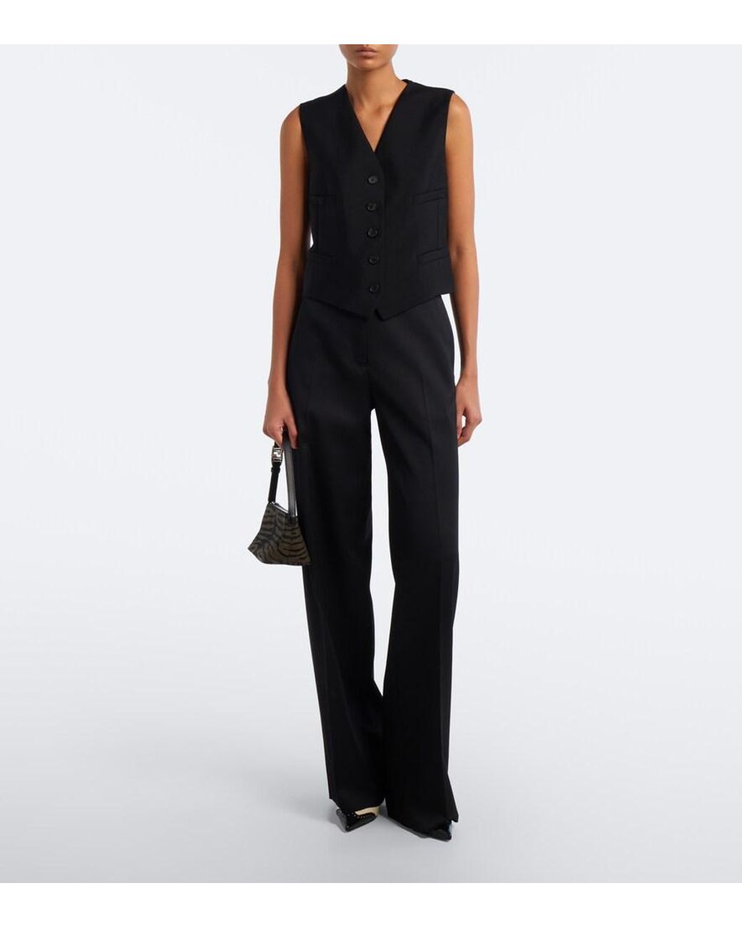 Borsa A Spalla Vanity Small di Fendi in Black