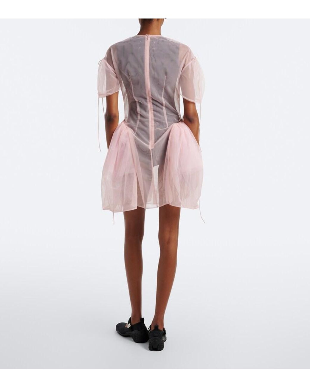 Simone Rocha Pink Tulle Minidress