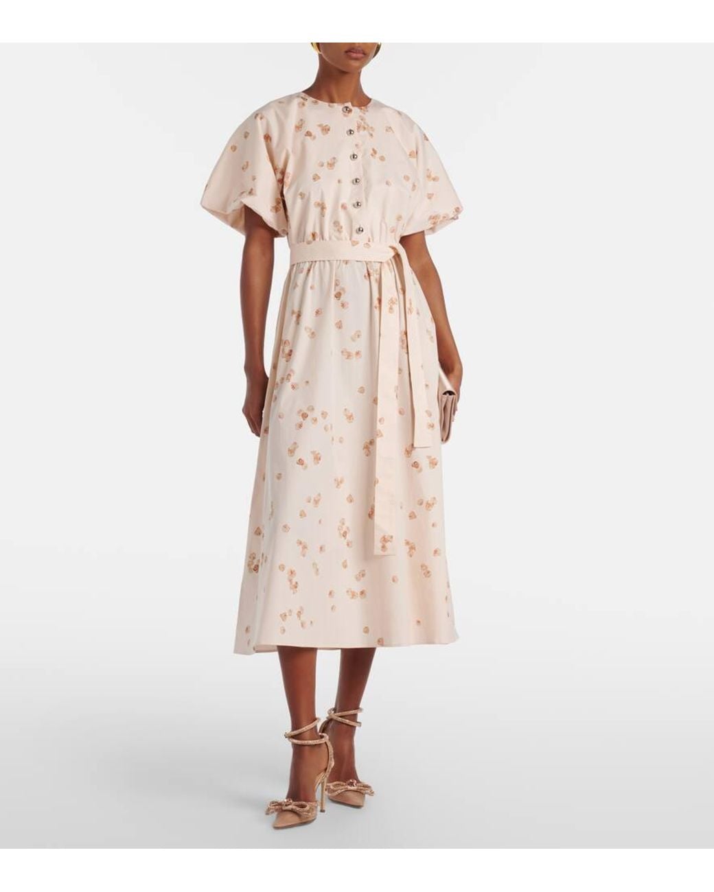 Mach & Mach Metallic Double Bow 110 Mesh Slingback Pumps