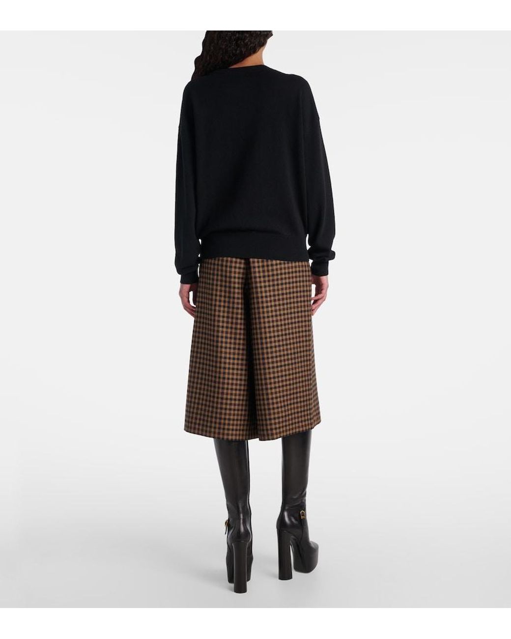 Saint Laurent Black Cashmere Sweater