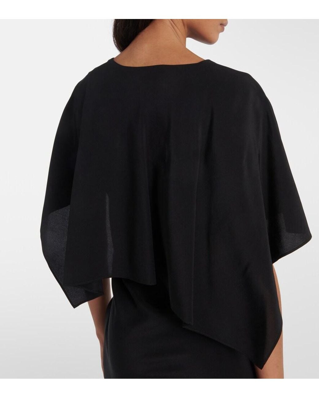 Stella McCartney Black Silk Maxi Dress
