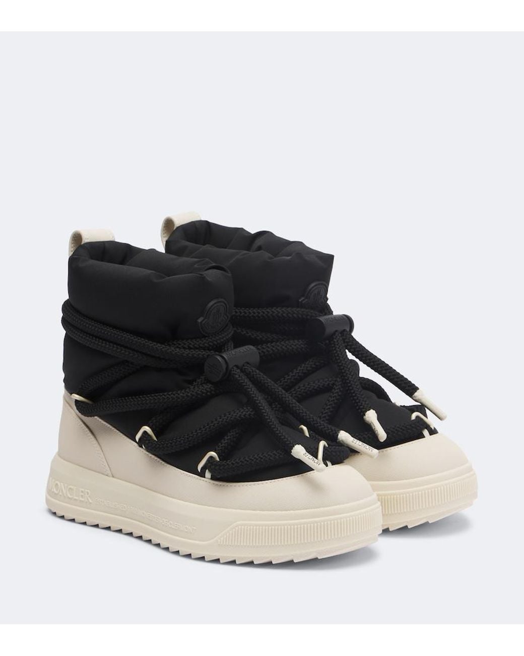 Moncler Black Altive Mid Snow Boots
