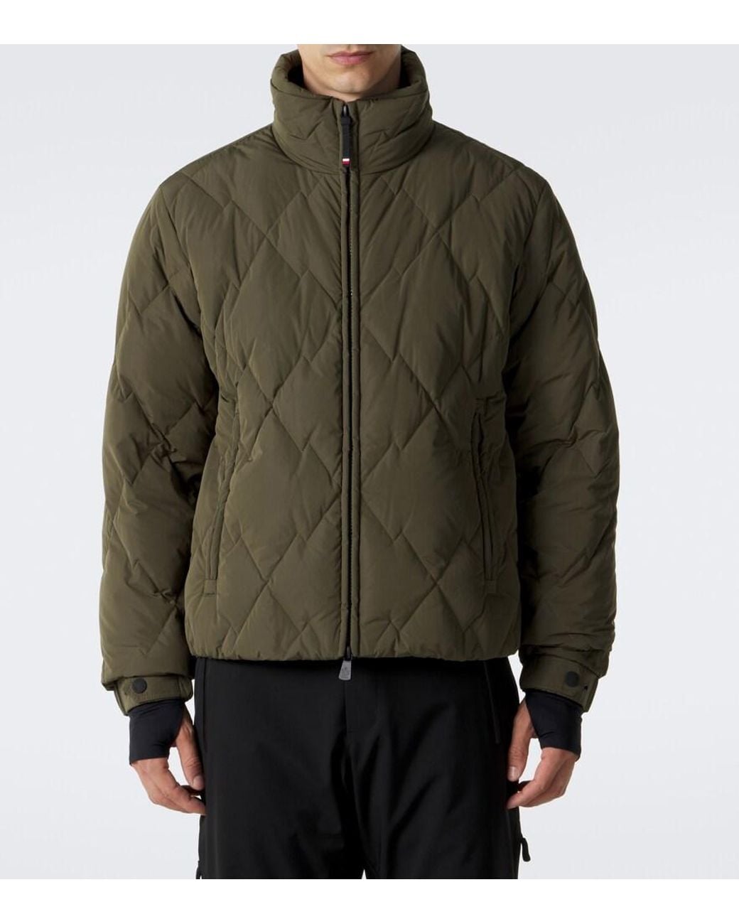 Moncler Green Bramans Down Jacket for men