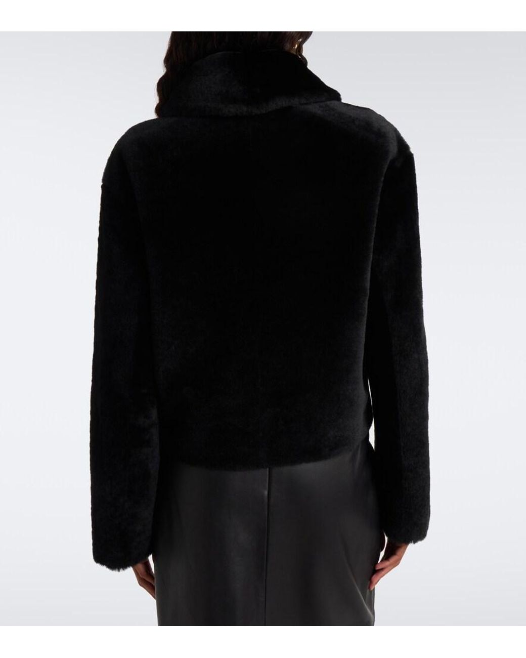 Joseph Black Alloway Reversible Shearling Jacket