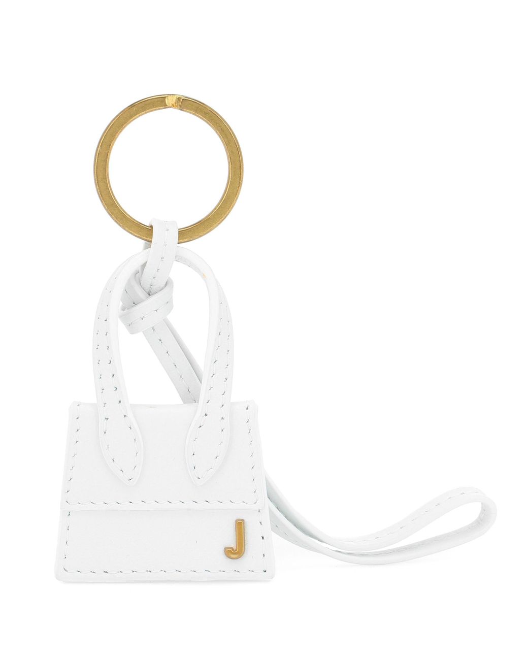 Jacquemus keyring white hotsell