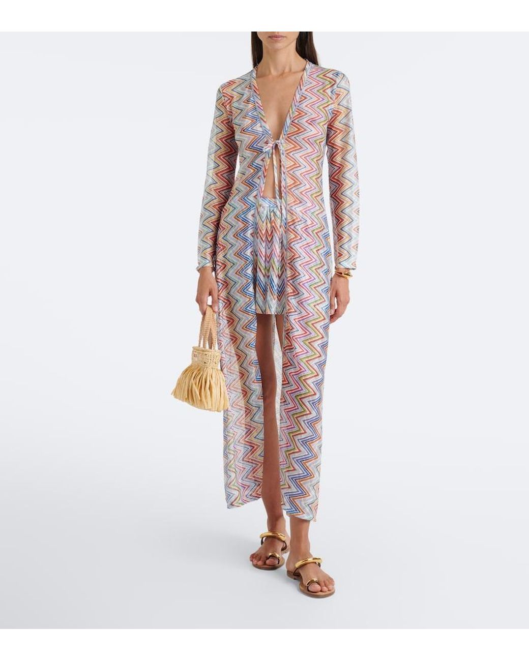 Pareo En Zigzag Missoni de color Multicolor