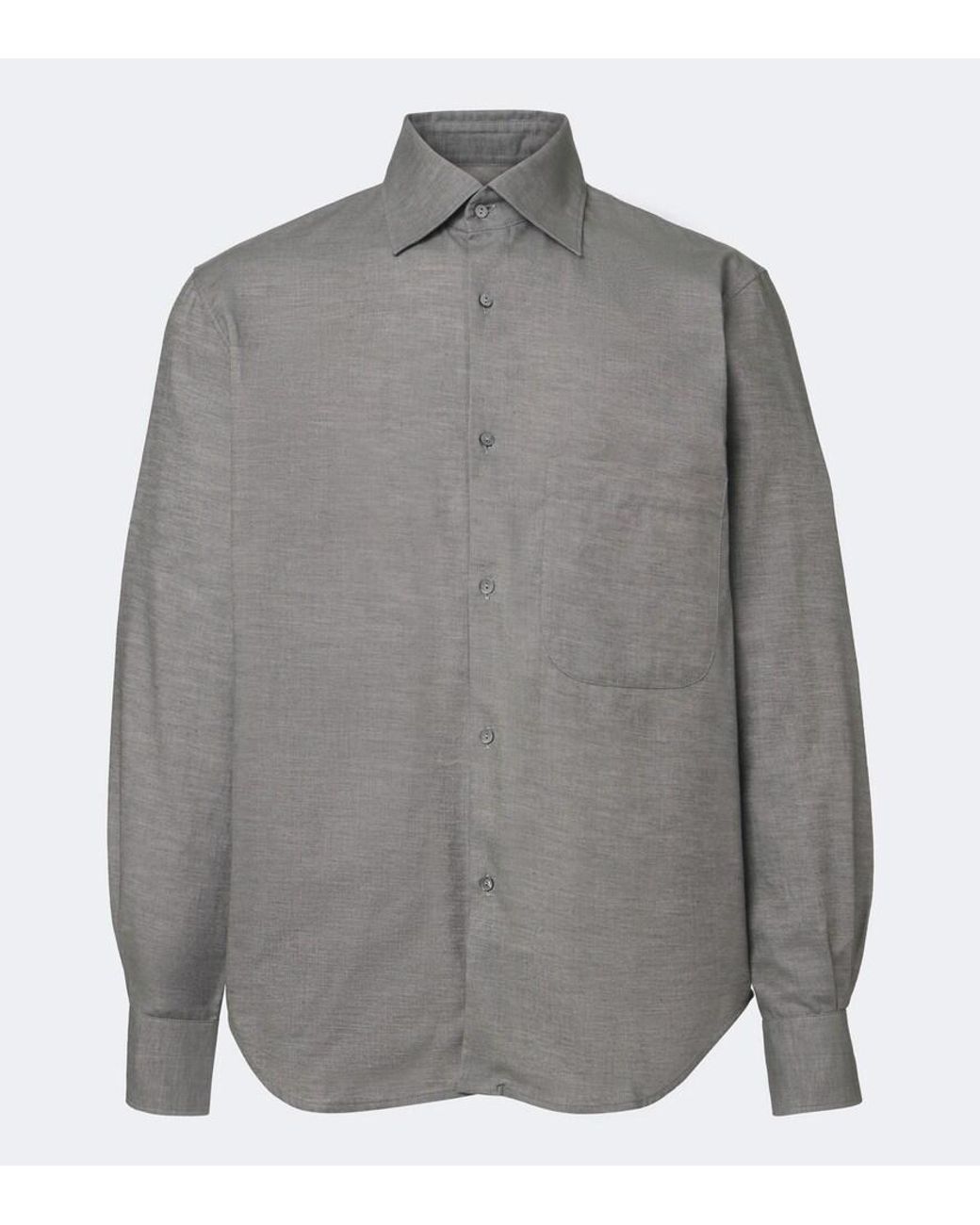 STÒFFA Gray Cotton Shirt for men