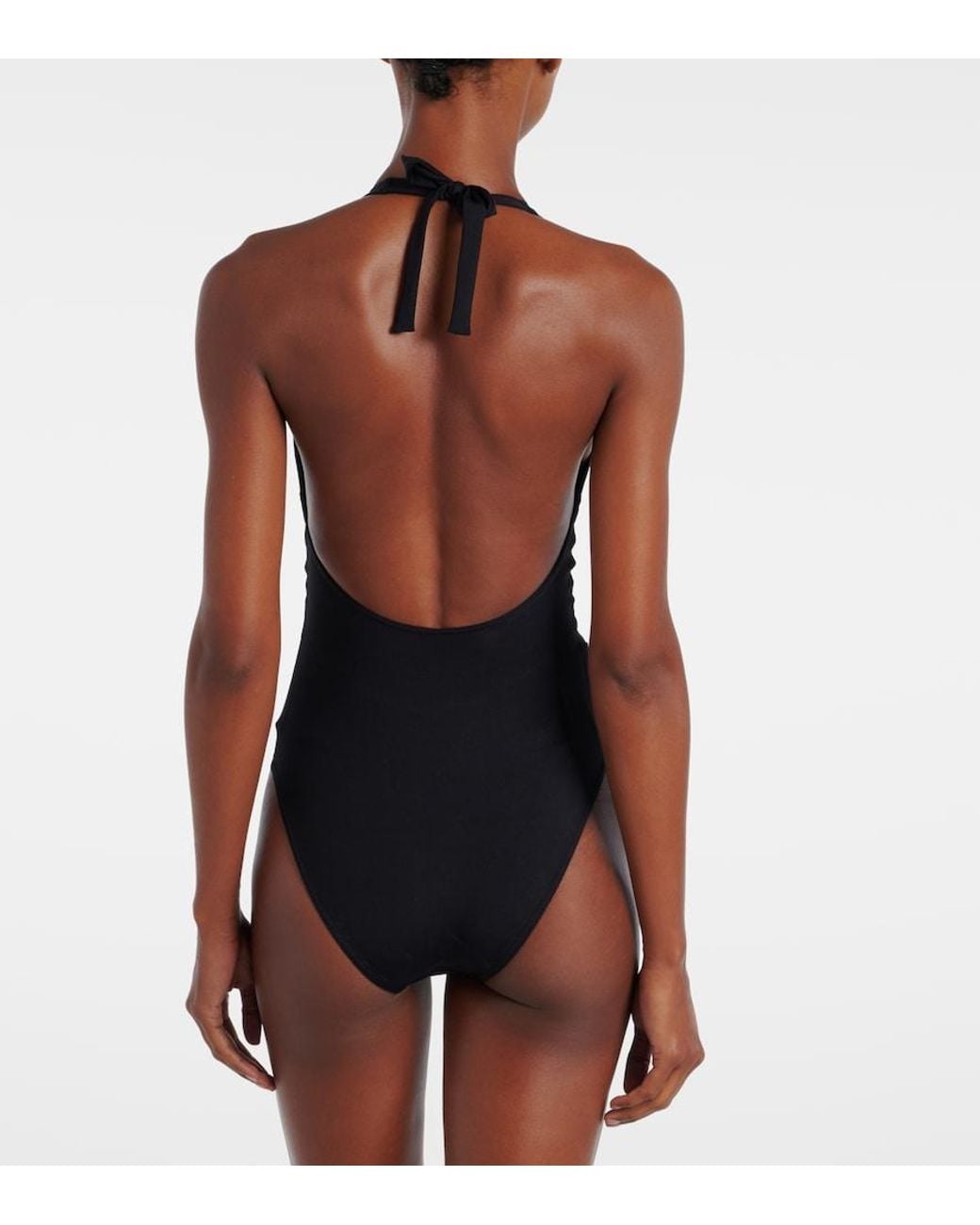 Eres Blue Couture Bow-Detail Swimsuit