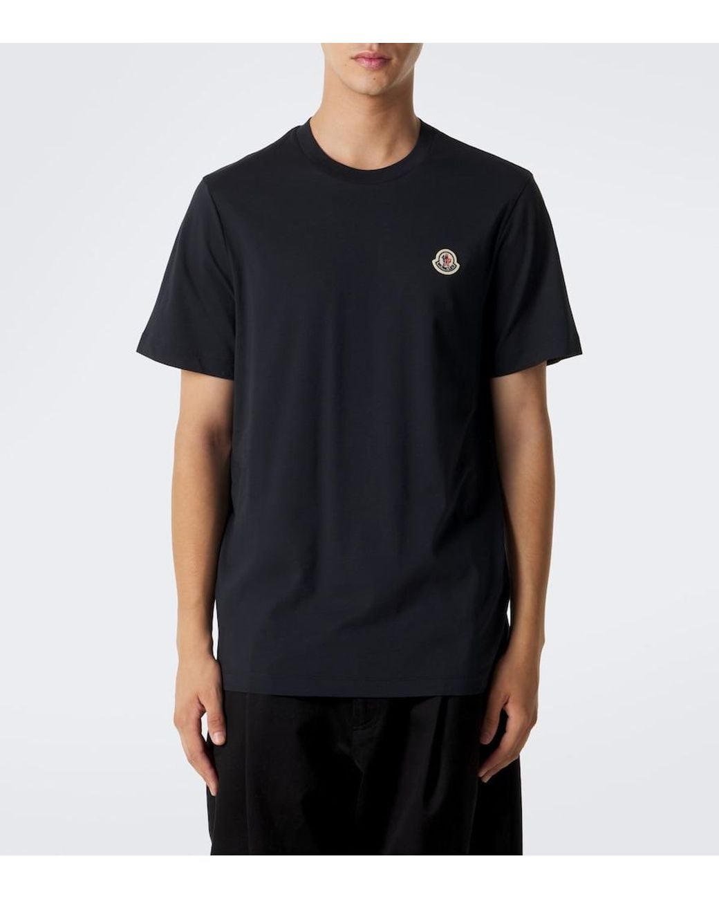 Moncler Green Set Of 3 Cotton Jersey T-Shirts for men