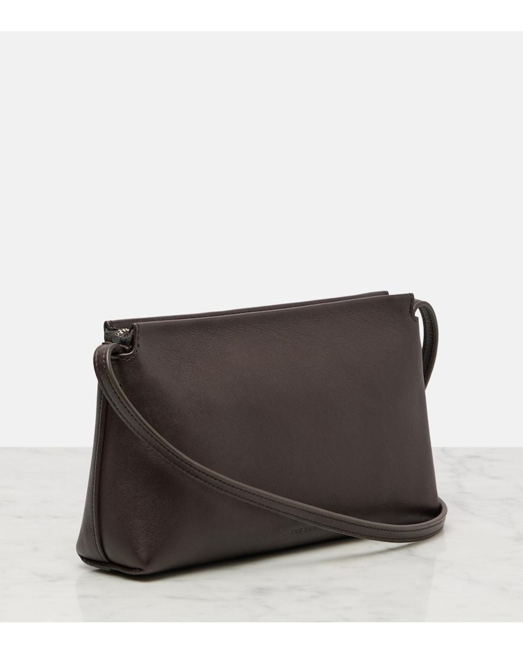 The Row Gray Schultertasche Rene Aus Leder