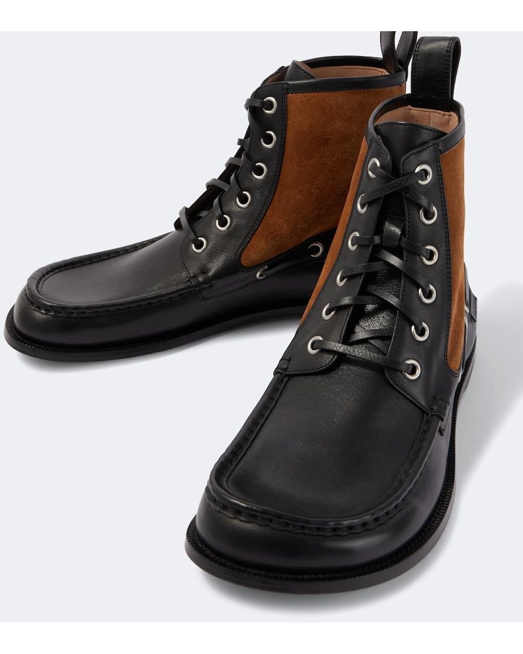 Stivali Stringati Campo di Loewe in Brown da Uomo